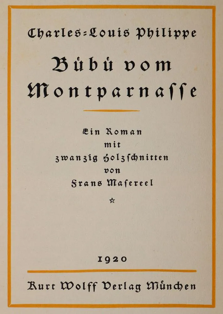 Masereel,F. – Sammlung von 6 Schriften.