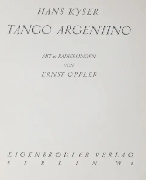 Kyser,H. – Tango Argentino