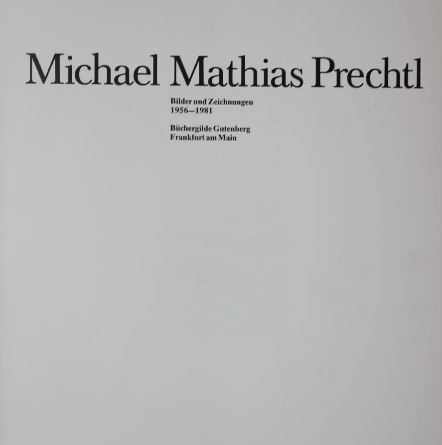 Прехтль, М.М. – Картины и рисунки 1956-1981