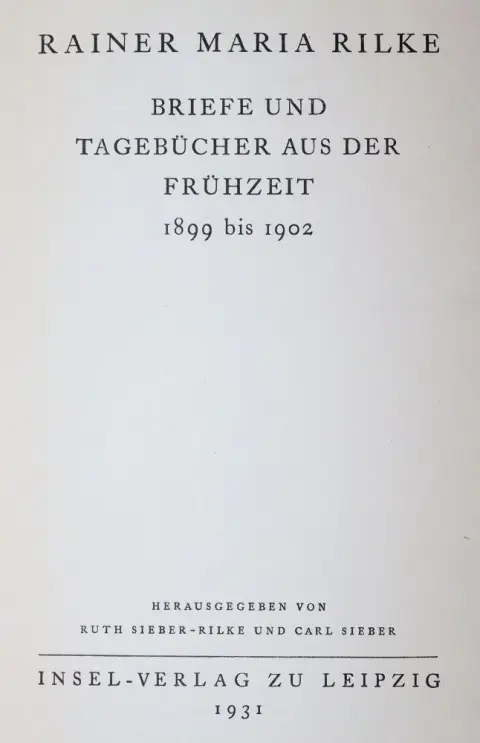 Rilke, R.M. – De Sonnetten aan Orpheus