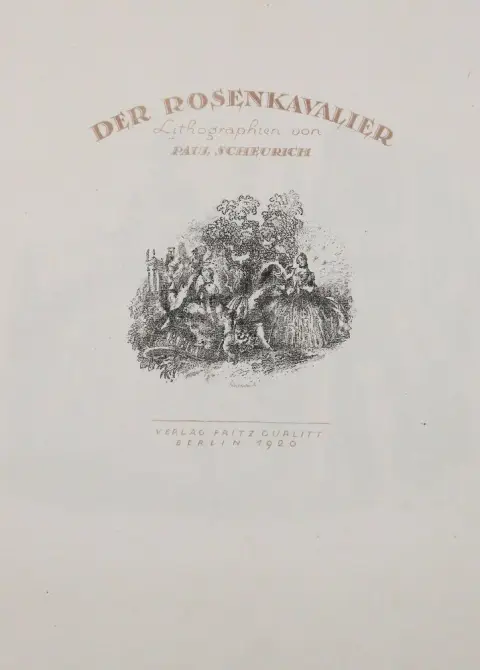 Scheurich, P. – De Rozenkavalier
