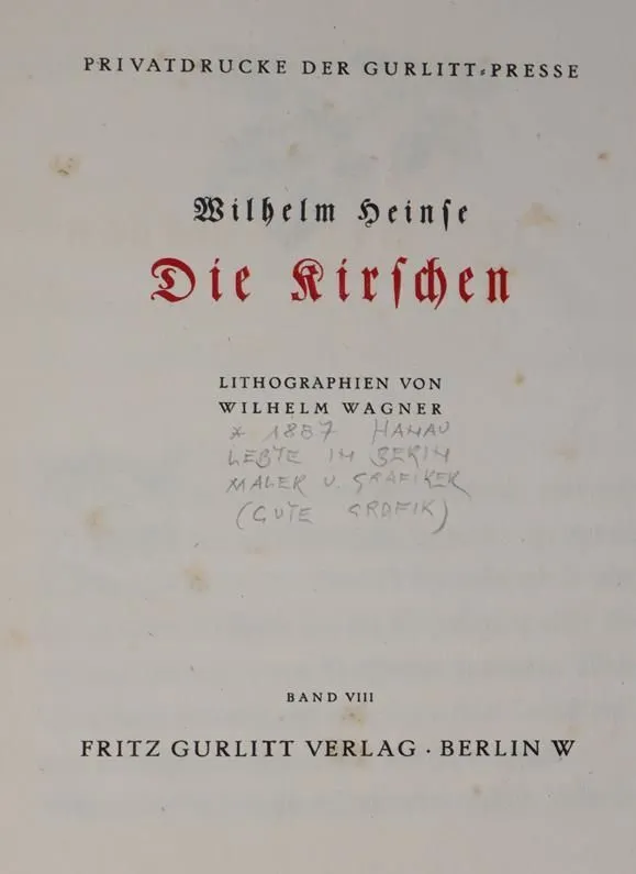 Heinse,W. – Die Kirschen