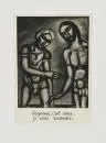 Rouault, Georges, 1871 - 1958 Parijs – 2 kunstdrukken naar etsen op 1 bl., elk 18,5 x 14,5 cm, motieven uit "Miserere", bij Aulard, Parijs 1952, P, Lit.:…