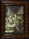 Copiste des 19e/20e s. – Gouache, 26 x 17 cm, "Dans la cuisine du monastère", copie d'après Ed. Grützner, R;