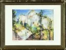 Ludwig, Friedrich, 1895 - 1970 – Gemengde techniek kleurkrijt, 15 x 20,5 cm, gesigneerd en getiteld "Aus Bayern" op het P, R, Lit.: Artprice;