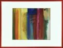 Mell, Peter, geb. 1939 Weimar – Aquarell-Mischtechnik, 20 x 24,5 cm, "Ohne Titel", rücks. sign. (?), R, Lit.: Artprice;