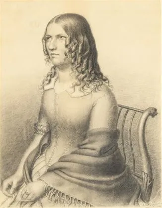 HANDWERCK, Eduard（Johann Jacob Eduard）（1824年卡塞尔 - 1883年同地）。女性肖像