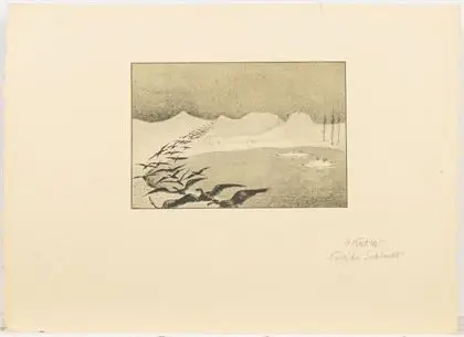 KUBIN, Alfred (1877 - 1959). "Nach der Schlacht"