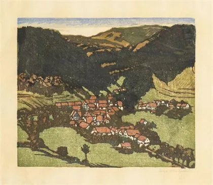 WESTPHAL, Otto (1878 - 1975). 山中村庄