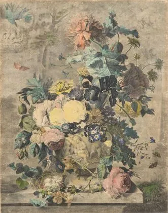 HUYSUM, Jan van（1682年阿姆斯特丹 - 1749年同地）。静物画