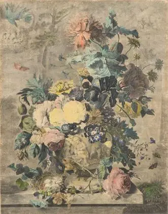 HUYSUM, Jan van (1682 Amsterdam - 1749 samme sted). Stilleben