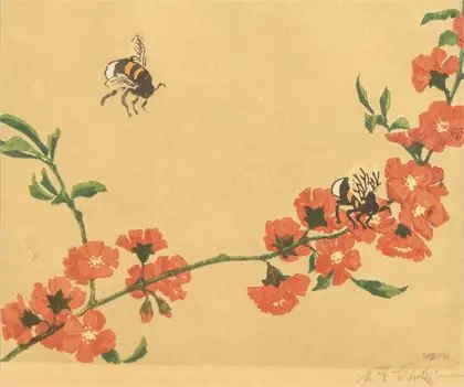 MEPH, Martin Erich Philipp (1887 - 1978). Japansk kvede
