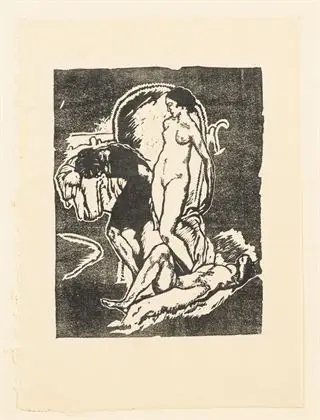 GRUNER, Erich (1881 - 1966). "Am Stausee"