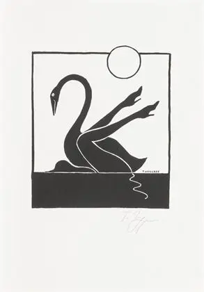 UNGERER, Tomi (1931-2019). "Leda og svanen"