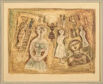 CAMPIGLI, Massimo (1895 - 1971). "La benvenuta"