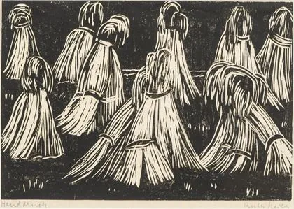 MEIER, Ruth (1888 - 1965). Stoguri de grâu