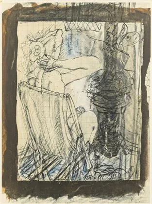 BRAQUE, Georges (1882 Argenteuil - 1963 巴黎)。《坐着的女人》