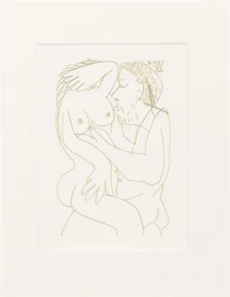 PICASSO, Pablo (1881 - 1973)。《Le Gout du Bonheur》系列中的6幅版画