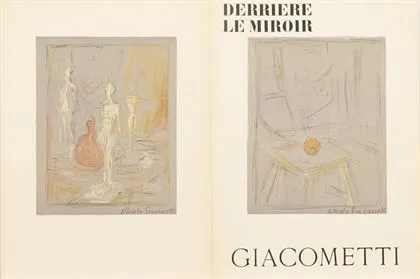 GIACOMETTI, Alberto (1901 - 1966). Derriere le Miroir - Giacometti