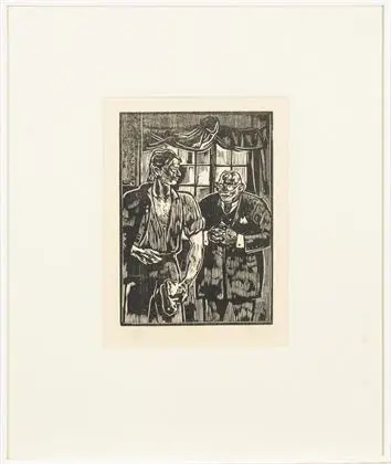 SCHUBERT, Otto (1892 Dresden - 1970 smst.). Væverne, 4. akt - Huslæreren