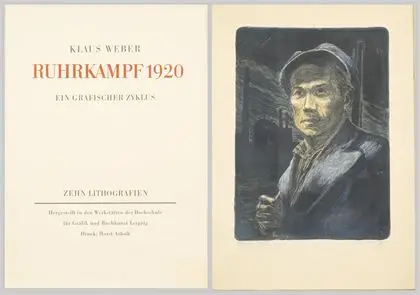 WEBER, Klaus (1928 Berlin - 2018 Leipzig). Ruhrkampf 1920 - En grafisk cyklus