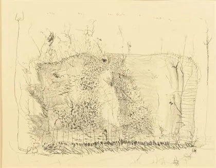 Altenbourg, Gerhard (1926 Rödichen-Schnepfenthal - 1989 Meißen). "Bitkisel bahar sesi"