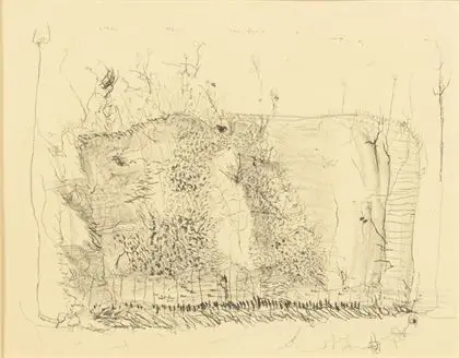 ALTENBOURG, Gerhard (1926 Rödichen-Schnepfenthal - 1989 Meißen). "Pflanzliche Frühlingsstimme"