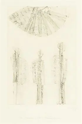 WEISE, Rolf-Rüdiger (1941 - 2006). “Drei Menschen unterm Sonnenschirm”