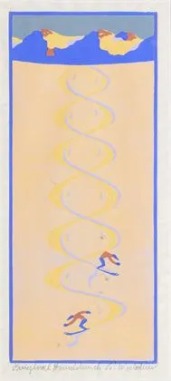 WALDNER, Peter (født 1948). Ski Abfahrt
