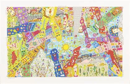 RIZZI, James (1950 - 2011). Rizzi, James: "Uptown, Downtown, East Side, West Side"