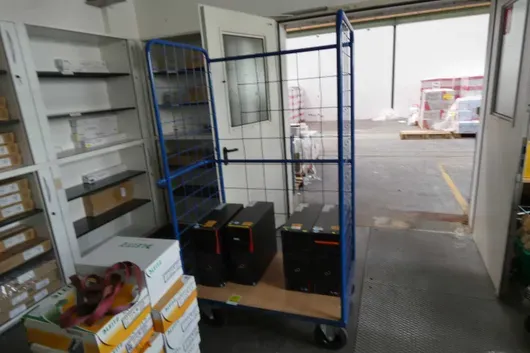 Grid trolley, without contents