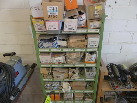Shelf contents: assembly material