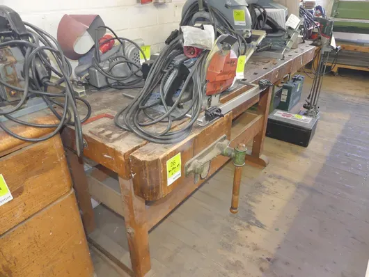 Carpenter's workbench, without contents