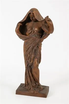 Figurine "La Nature se dévoile devant la Science"