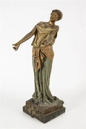 Figuur "Bacchante". Wiener Manufaktur Friedrich Goldscheider