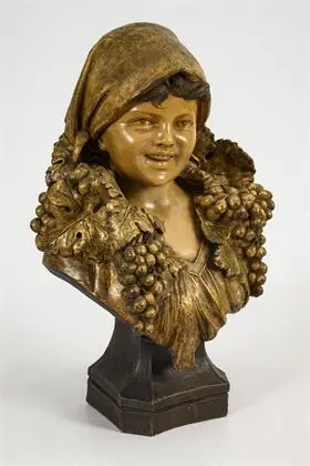 Buste "Annita". Manufacture viennoise Friedrich Goldscheider