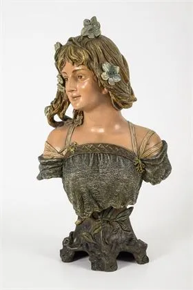Buste d'une jeune fille