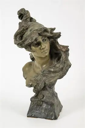 Buste Art nouveau "Velléda"