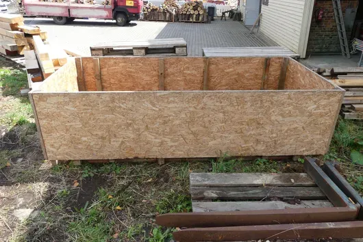 Houten frame zoals afgebeeld