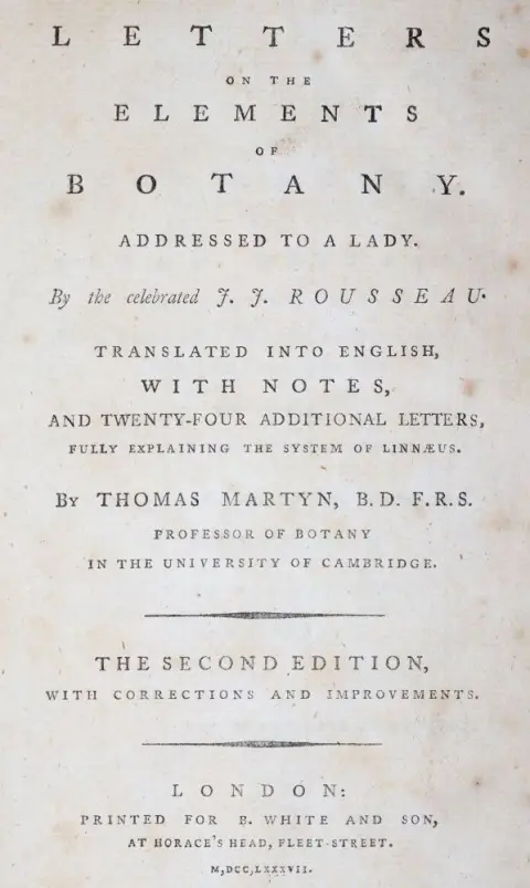 Rousseau,J.J. – Letters on the elements of botany