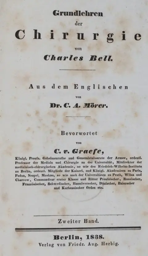 Bell,C. – Grundlehren der Chirurgie