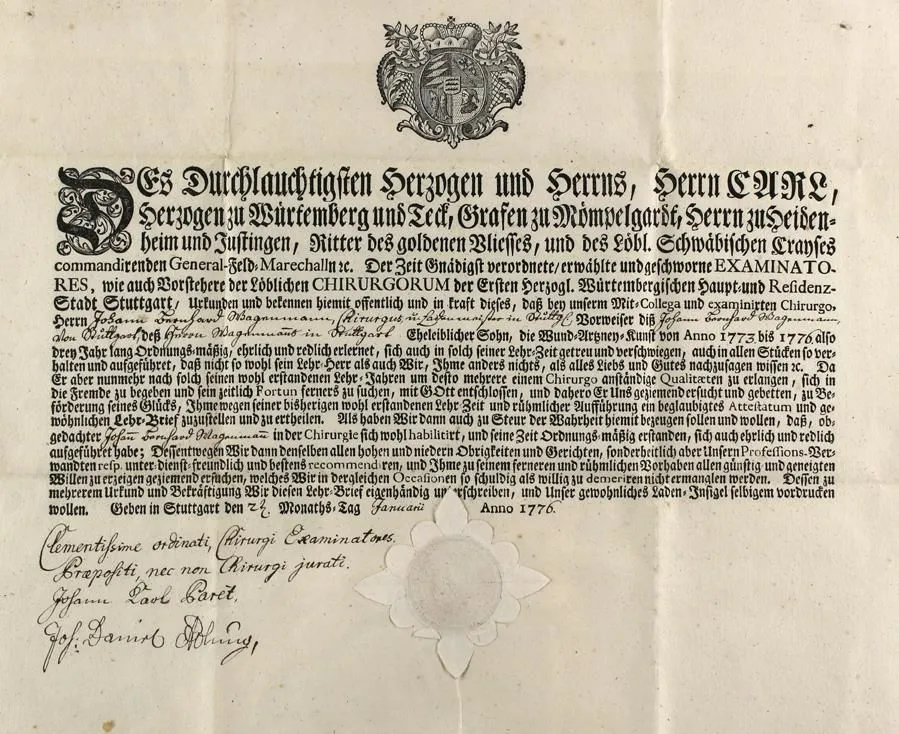 Wagenmann,J.B. – Collection of 15 documents and