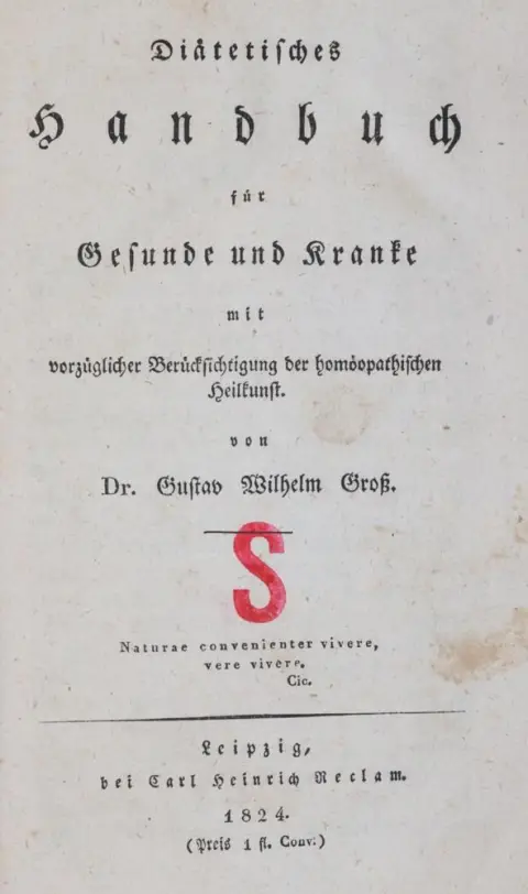 Groß,G.W. – Dietetic manual for healthy and sick with special consideration of homeopathic medicine