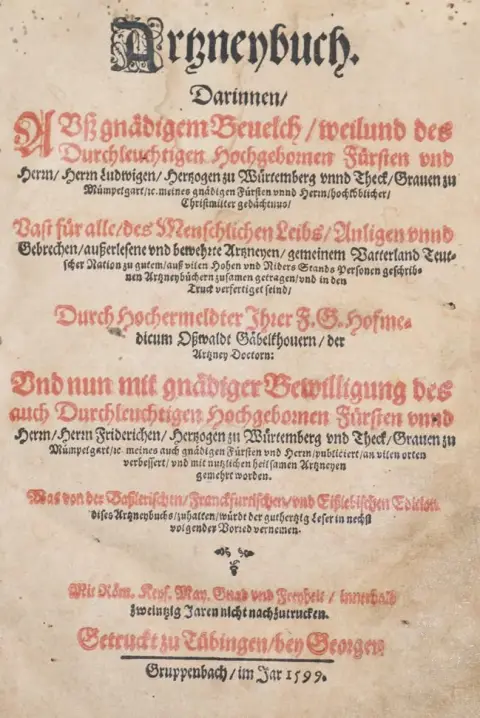 Gabelkover, O. – Artzneybuch