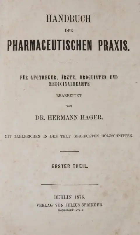 Hager, H. – Handbuch der pharmaceutischen Praxis