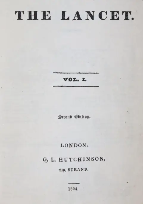 (Wakley,T. red.). – The Lancet