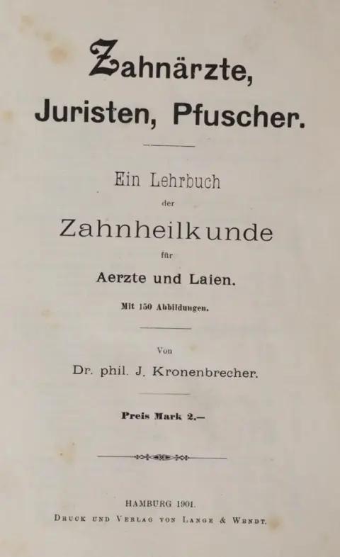 Kronenbrecher,J. – Zahnärzte, Juristen, Pfuscher