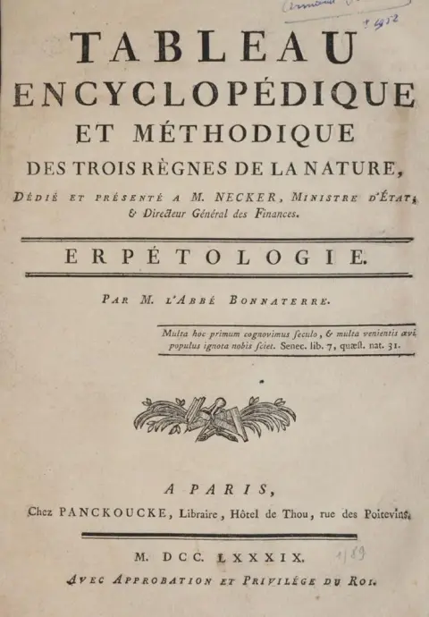 Bonnaterre,(J.P.). – Erpetologie (Und:) Ophiologie