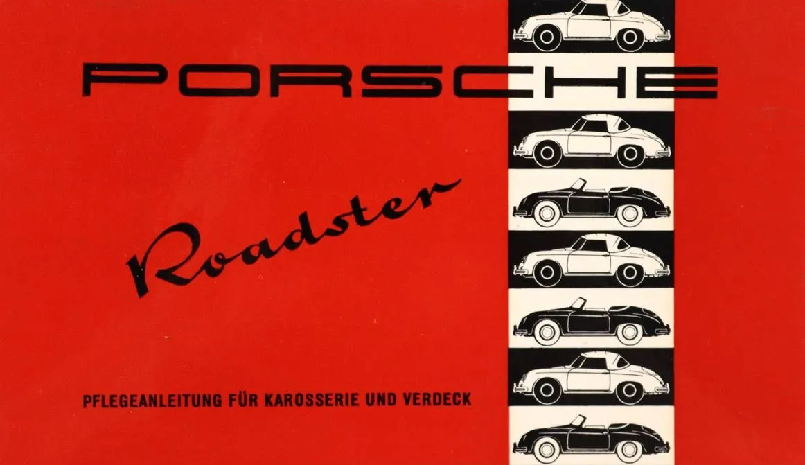 Porsche AG. – Pokyny pro péči o Roadster pro karoserii a střechu