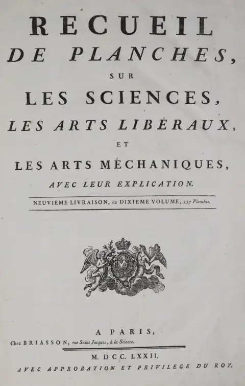 Diderot,D. u. J.d`Alembert. – (Encyclopdie)